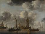 欧洲12-19世纪油画三_CAPPELLE, Jan van de - Dutch Yacht Firing a Salvo